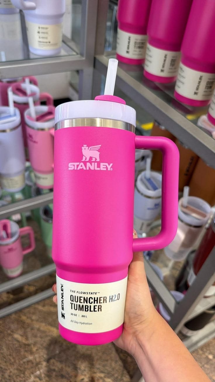 Gourde Stanley rose foncé - 𝑳𝒖𝒏𝒂𝒓𝒊𝒂 𝑩𝒍𝒐𝒐𝒎𝒔